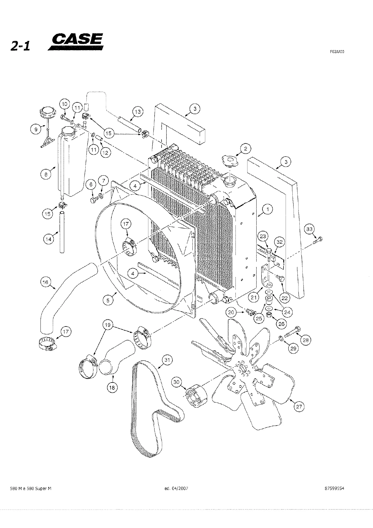 Case 580 M & 580 Super M Backhoe Loader Parts Catalog PDF 87599554 - Image 2