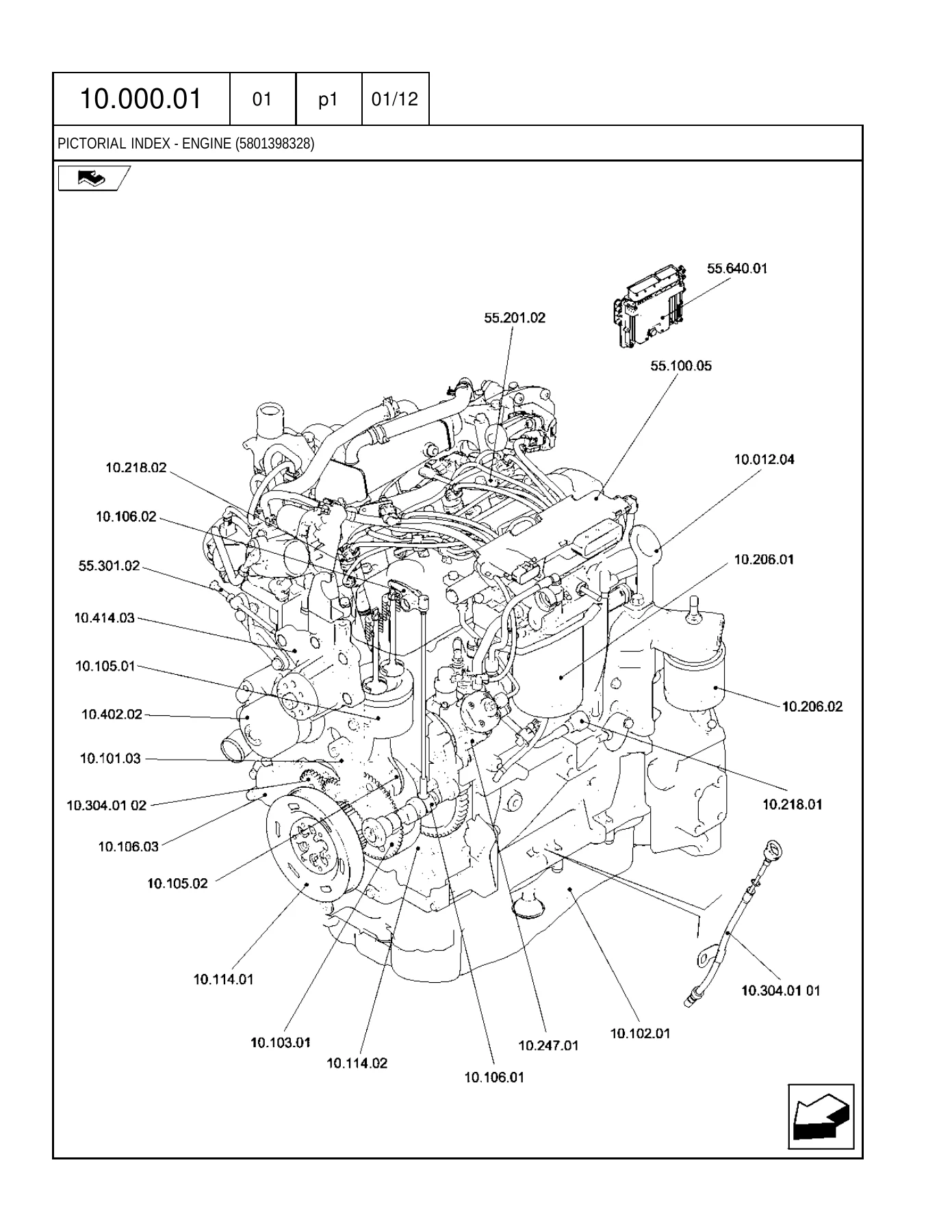 Case 580N 580SN 580SNWT 590SN Tier 4A Backhoe Loader Parts Catalog - May 2012 PDF - Image 2