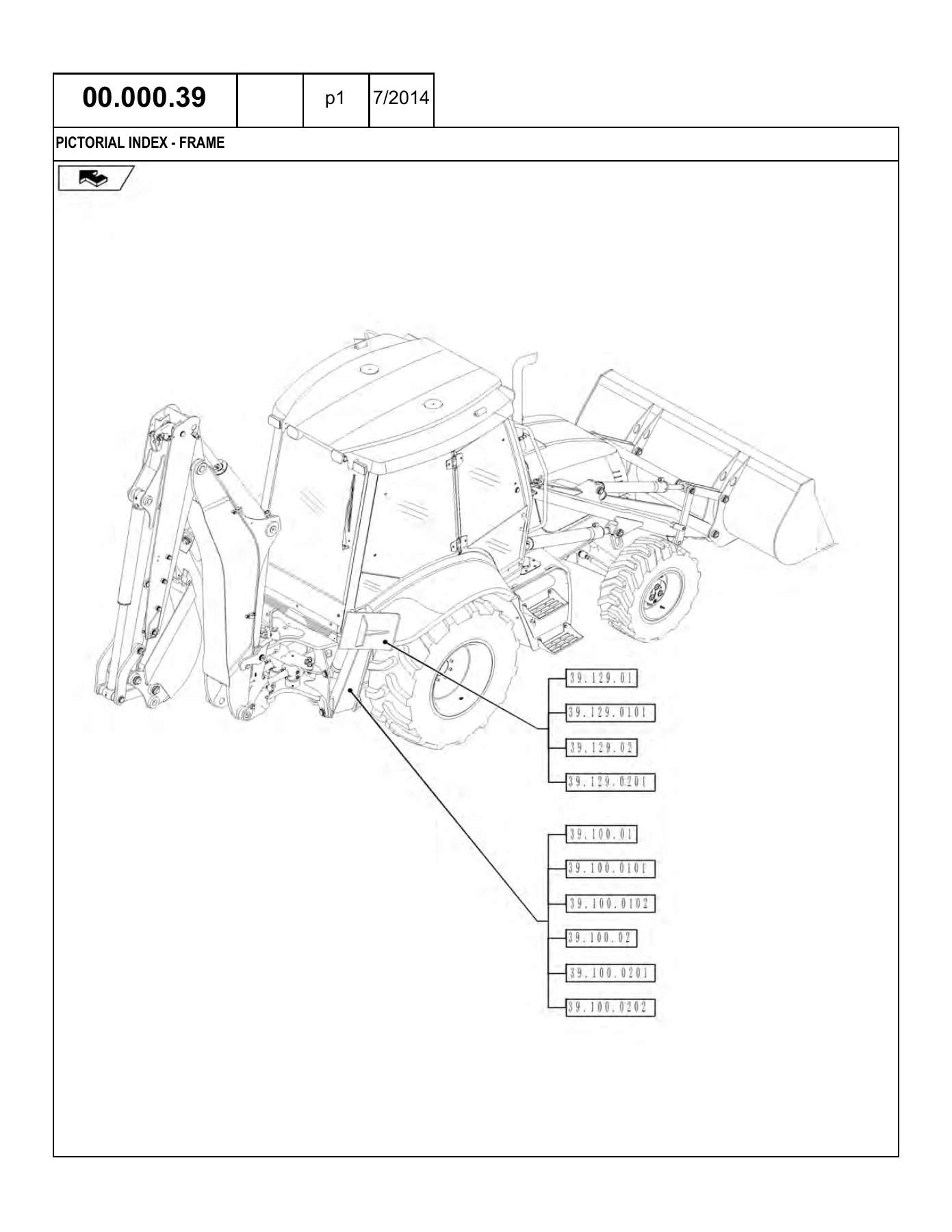 Case 580N Tier IV A Tractor Loader Backhoe Parts Catalog 47761748 (August 2014) PDF - Image 2