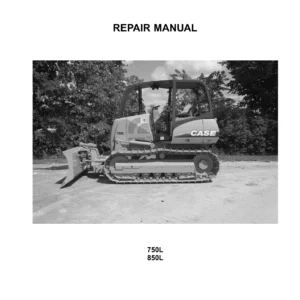 Case 750L & 850L Crawler Dozer Repair Manual 2008 – Publication 87728445