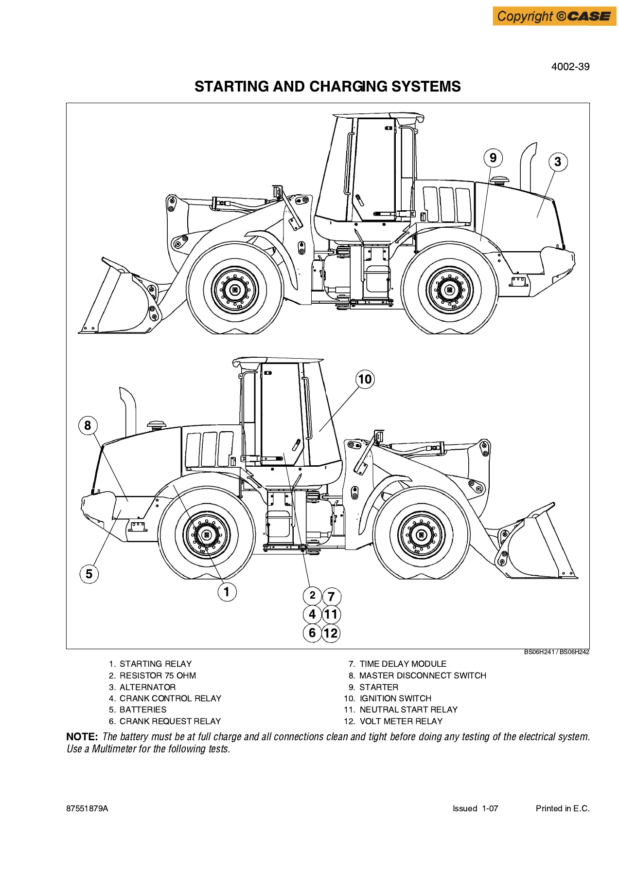 Case 821E Wheel Loader Service Workshop Manual 87551879A PDF - Image 3