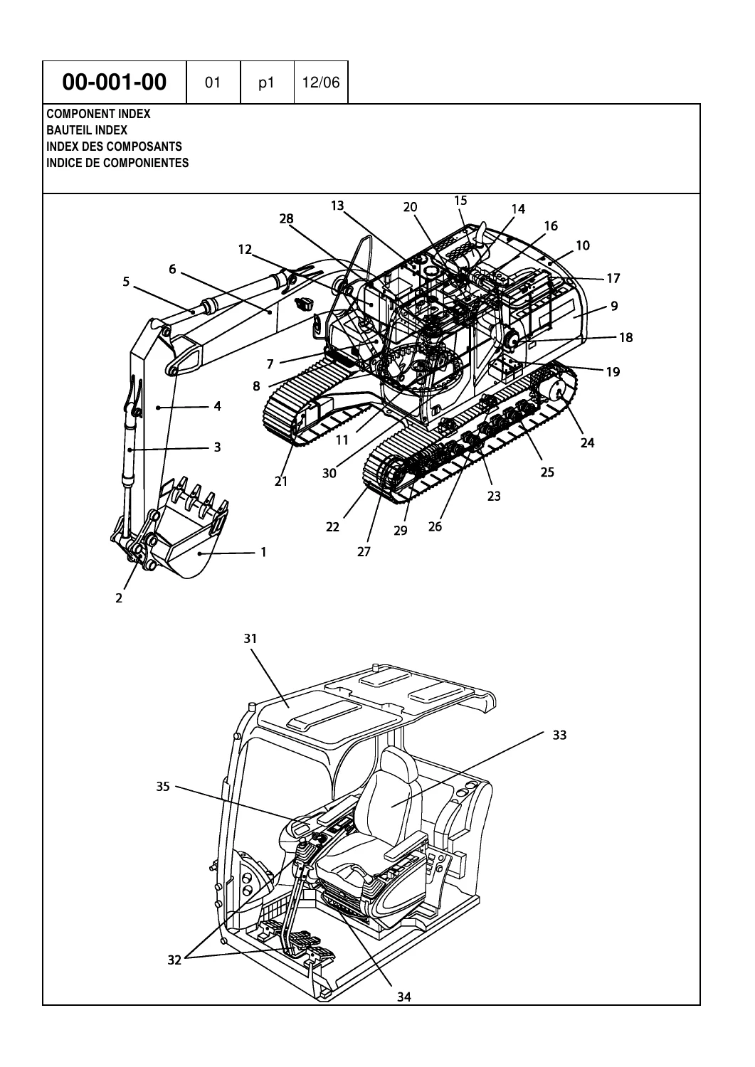 Case CX290B Crawler Excavator Parts Catalogue 87604953 - 2007 PDF - Image 2