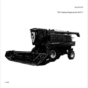 Case IH 1666 Axial-Flow Combine Parts Catalog – 1993-1994 | Bur 8-9172 PDF