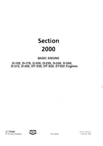 Case IH 743 745 844 856 955 1055 1056 Tractor Series Service Repair Manual