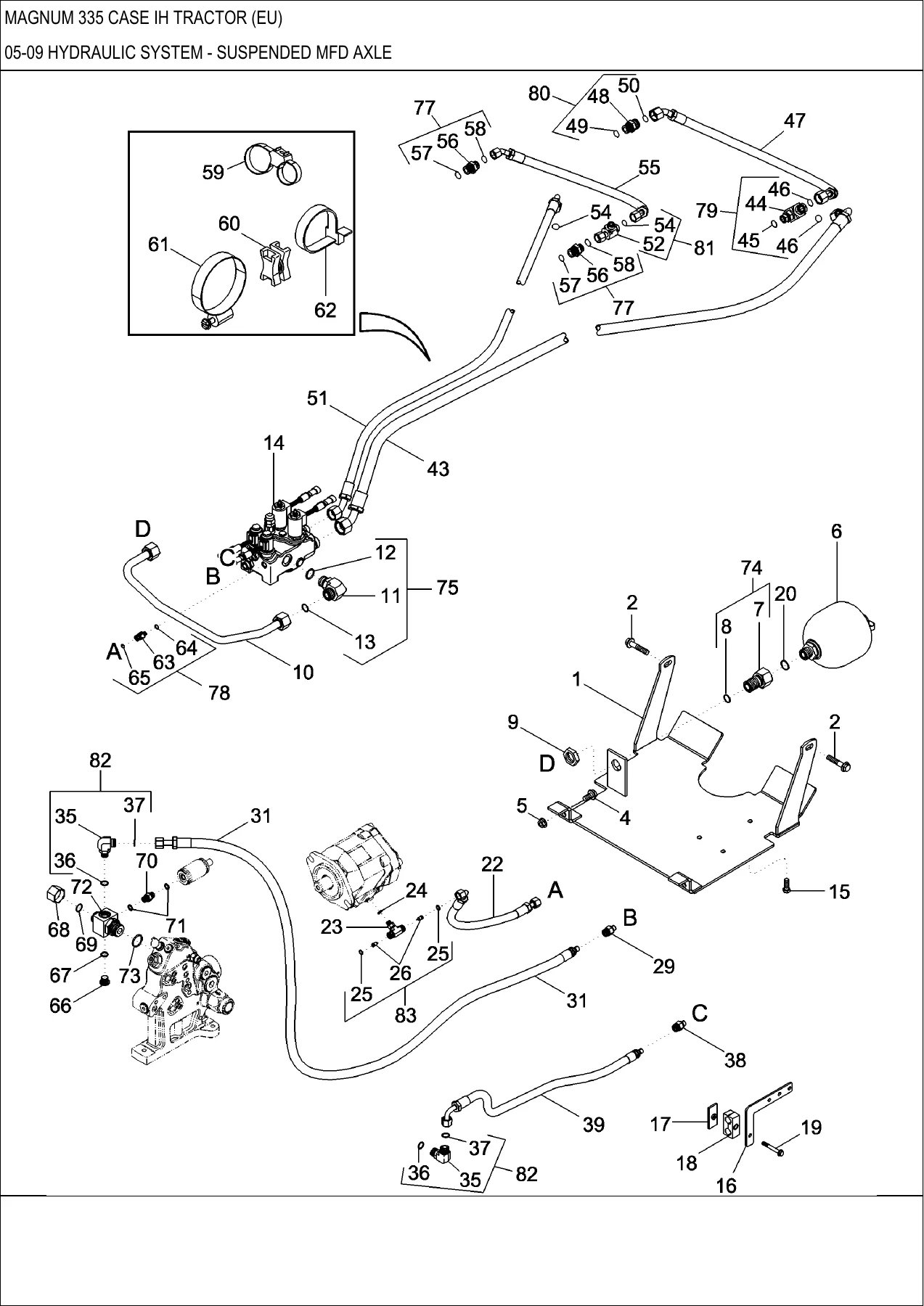Case IH Magnum 335 EU Parts Catalog PDF - Magnum 225 250 280 310 335 Tractor Parts Manual - Image 3