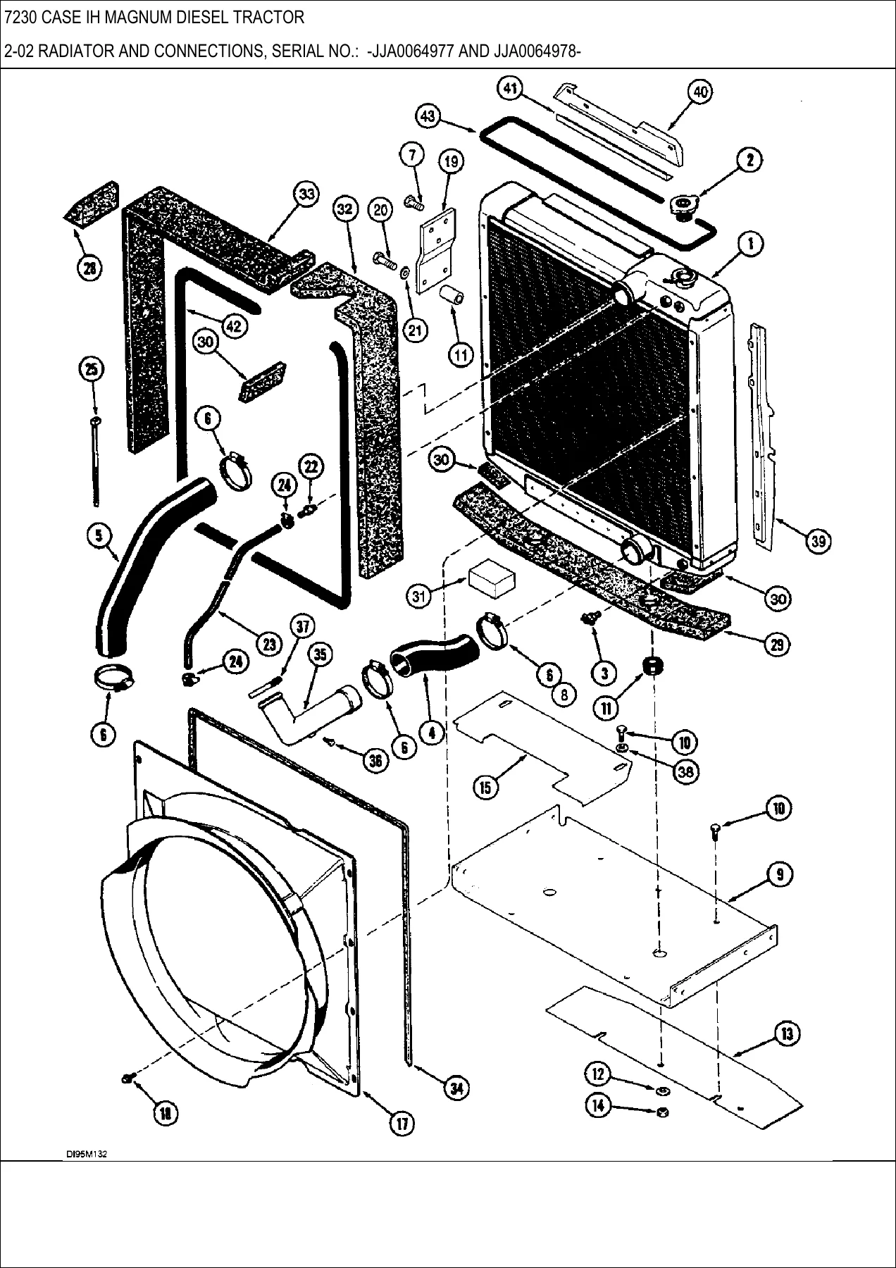 Case IH Magnum 7230 7240 7250 Diesel Tractor Parts Catalog Manual PDF - Image 2