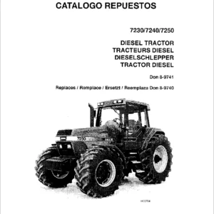Case IH Magnum 7230 7240 7250 Diesel Tractor Parts Catalog Manual PDF