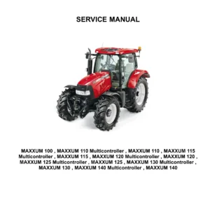 Case IH Maxxum 100-140 & Multicontroller Service Manual - 2011 PDF
