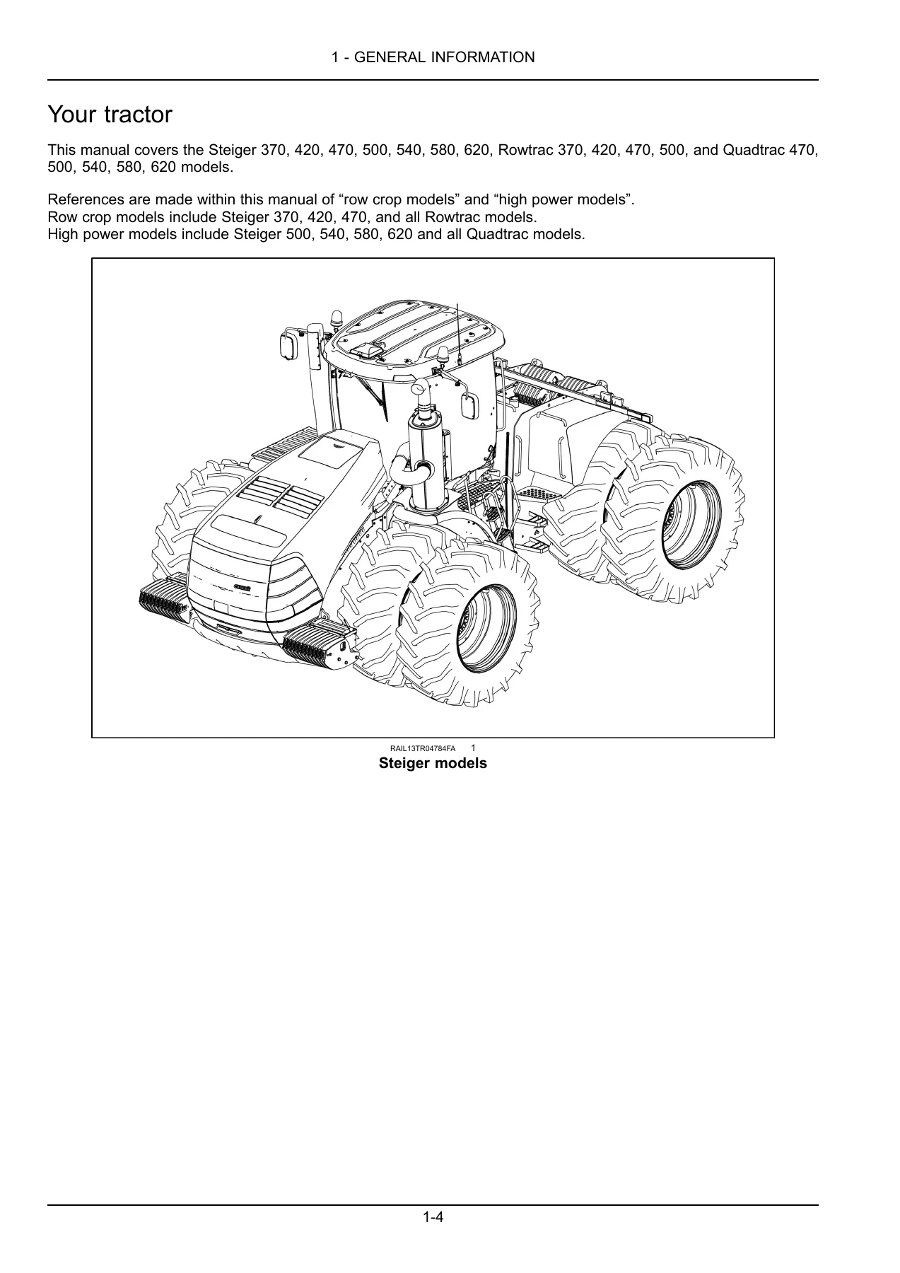 Case IH Steiger 370-620, Rowtrac & Quadtrac Tractors Operator's Manual - Tier 4B 2015 PDF Download - Image 2