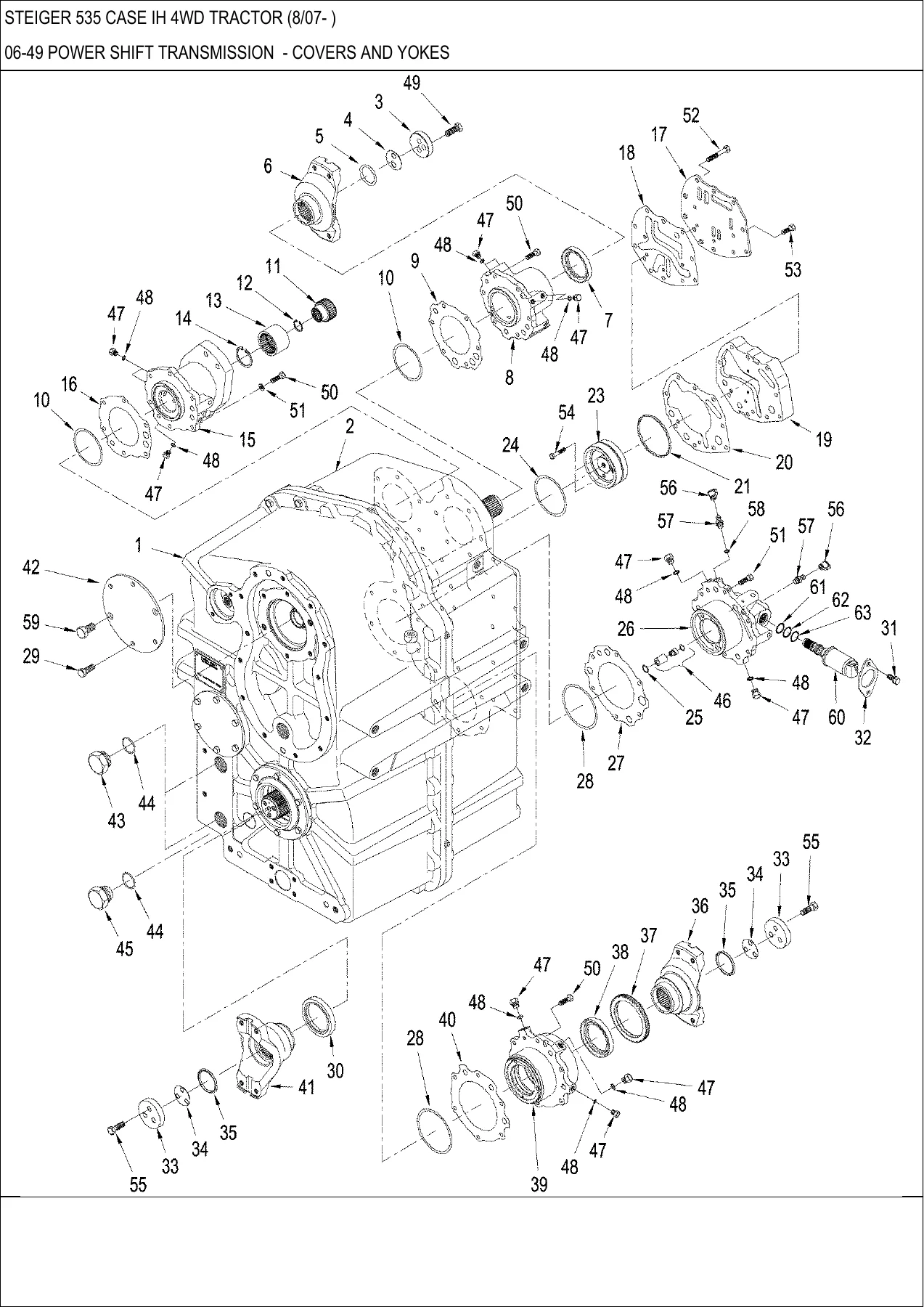 Case IH Steiger 535 4WD Tractor Parts Catalog PDF - 2007 & Newer Illustrated Parts Manual - Image 3