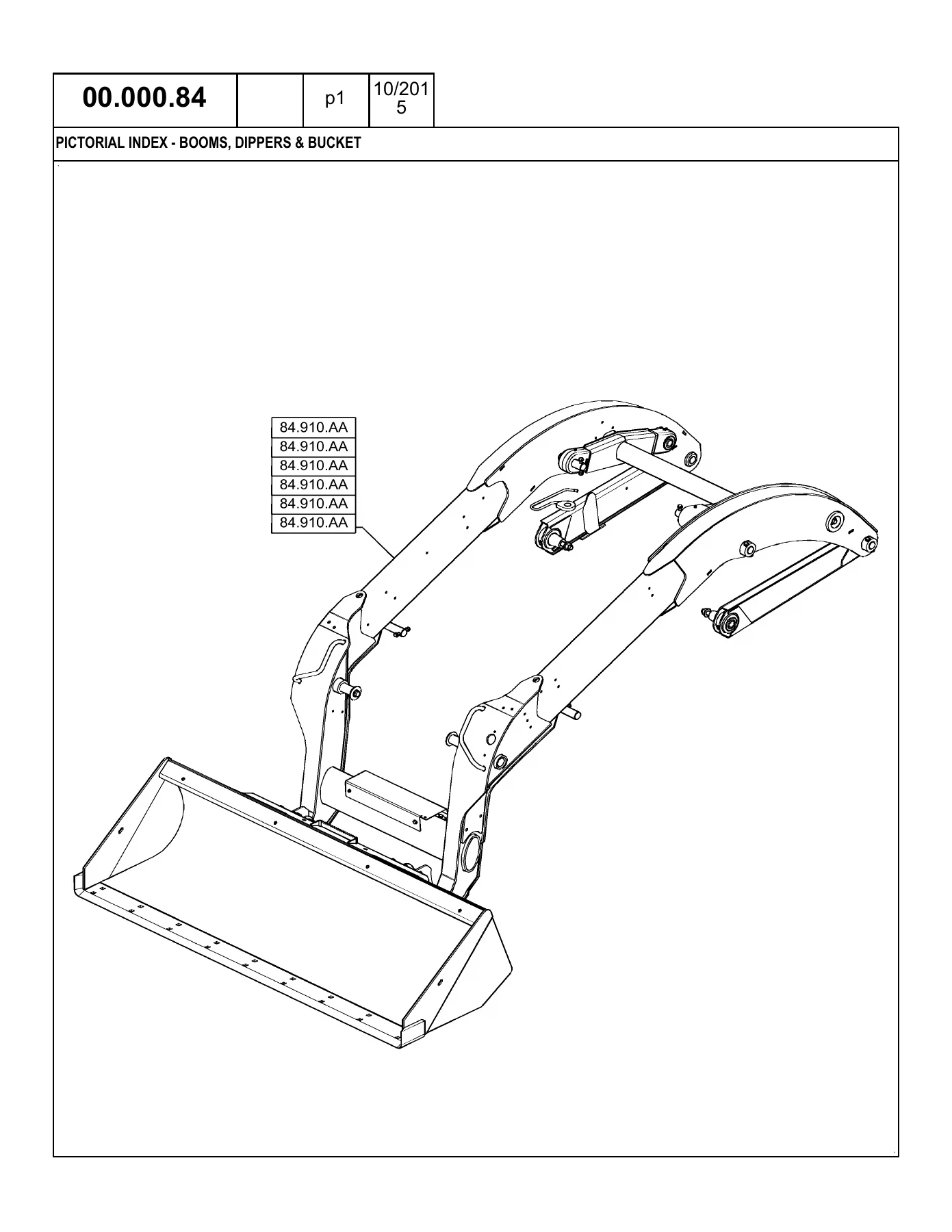 Case SV280 Tier 4B Skid Steer Loader Parts Manual 550711120 October 2015 PDF - Image 3