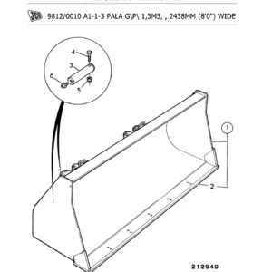 Catálogo de Piezas JCB 3CX 9812/0010 - PDF en Español