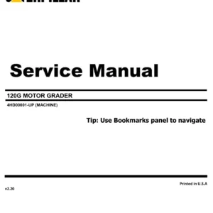 Caterpillar 120G Motor Grader 4HD 3304 Engine Service Manual - Complete Workshop Guide