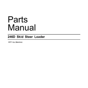 Caterpillar 246D Skid Steer Loader Parts Manual - SEBP5972 PDF Download