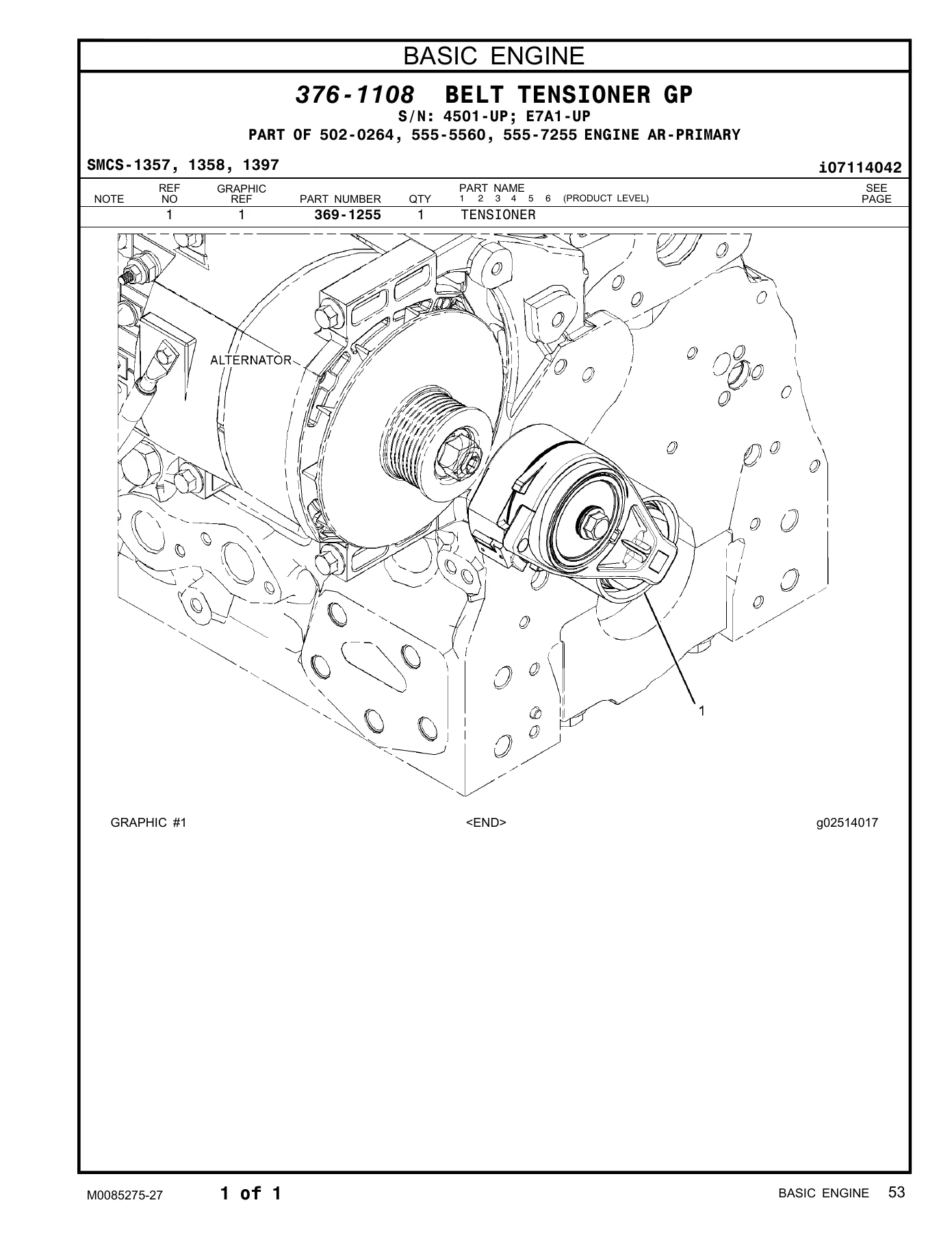 Caterpillar 320 Excavator Parts Manual Volume I - M0085275-27 PDF Download - Image 2