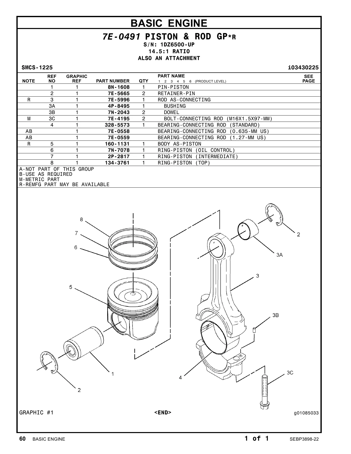 Caterpillar 3406C Generator Set Parts Manual Volume I SEBP3898-22 - Illustrated Parts Catalog - Image 3