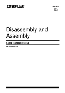 Caterpillar 3406E Marine Engine Disassembly and Assembly Manual SENR1169-03