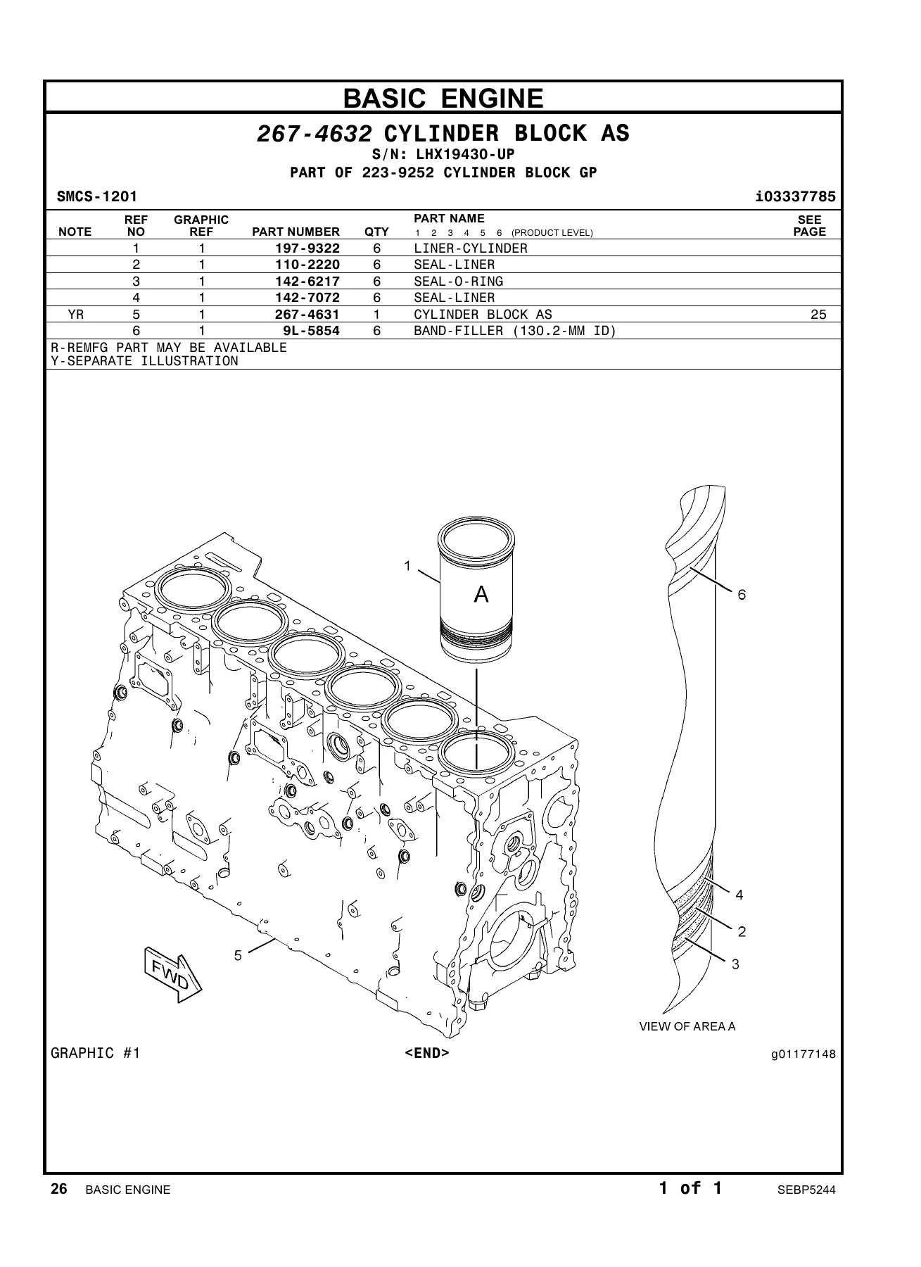 Caterpillar 374D L Excavator Parts Manual SEBP5244 - PDF Download - Image 3