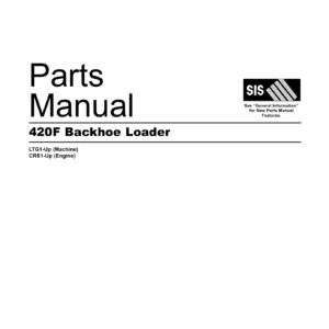 Caterpillar 420F Backhoe Loader Parts Manual SEBP5945 - PDF Download