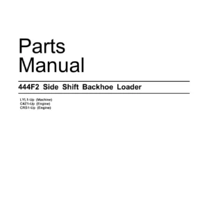 Caterpillar 444F2 Side Shift Backhoe Loader Parts Manual SEBP6831 2014 PDF