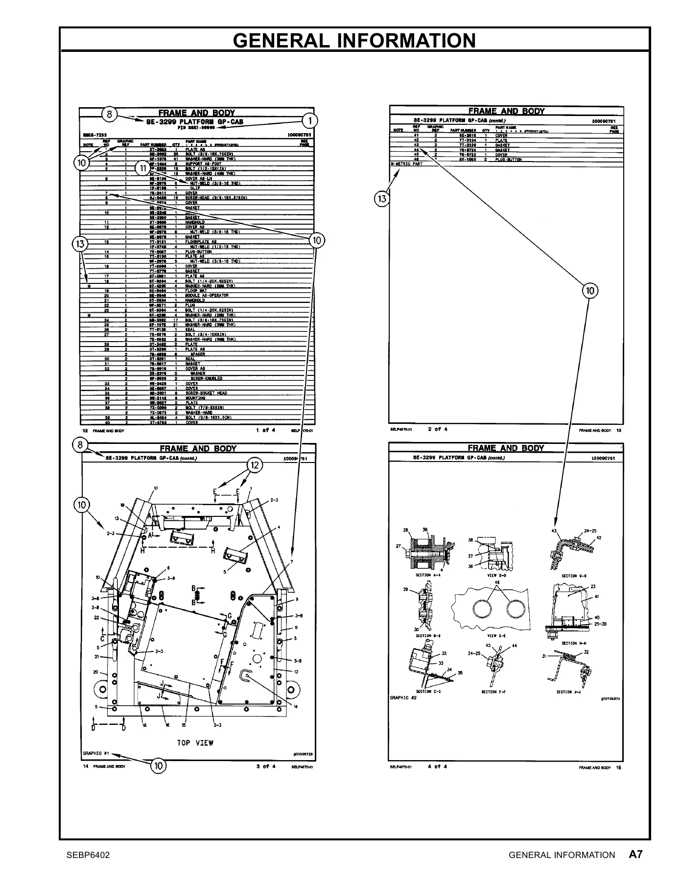 Caterpillar 450E Backhoe Loader Parts Manual - SEBP6402 PDF Download - Image 2