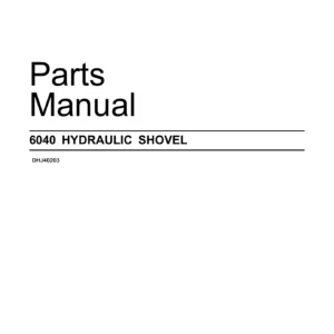Caterpillar 6040 Hydraulic Shovel Parts Manual EM030763-0 March 2021