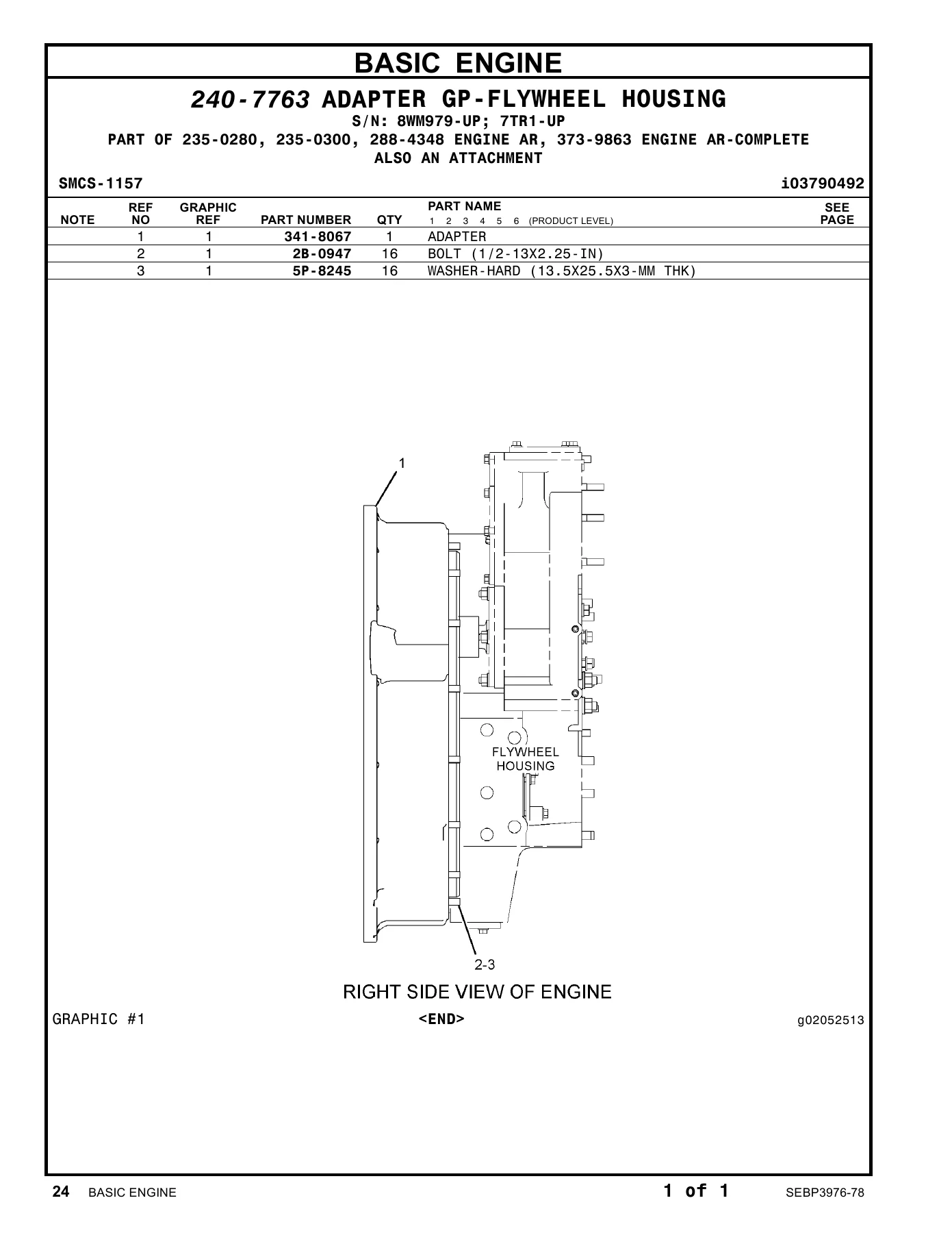 Caterpillar 793D Off-Highway Truck Parts Manual 2012 - SEBP3976-78 Volume I PDF - Image 2