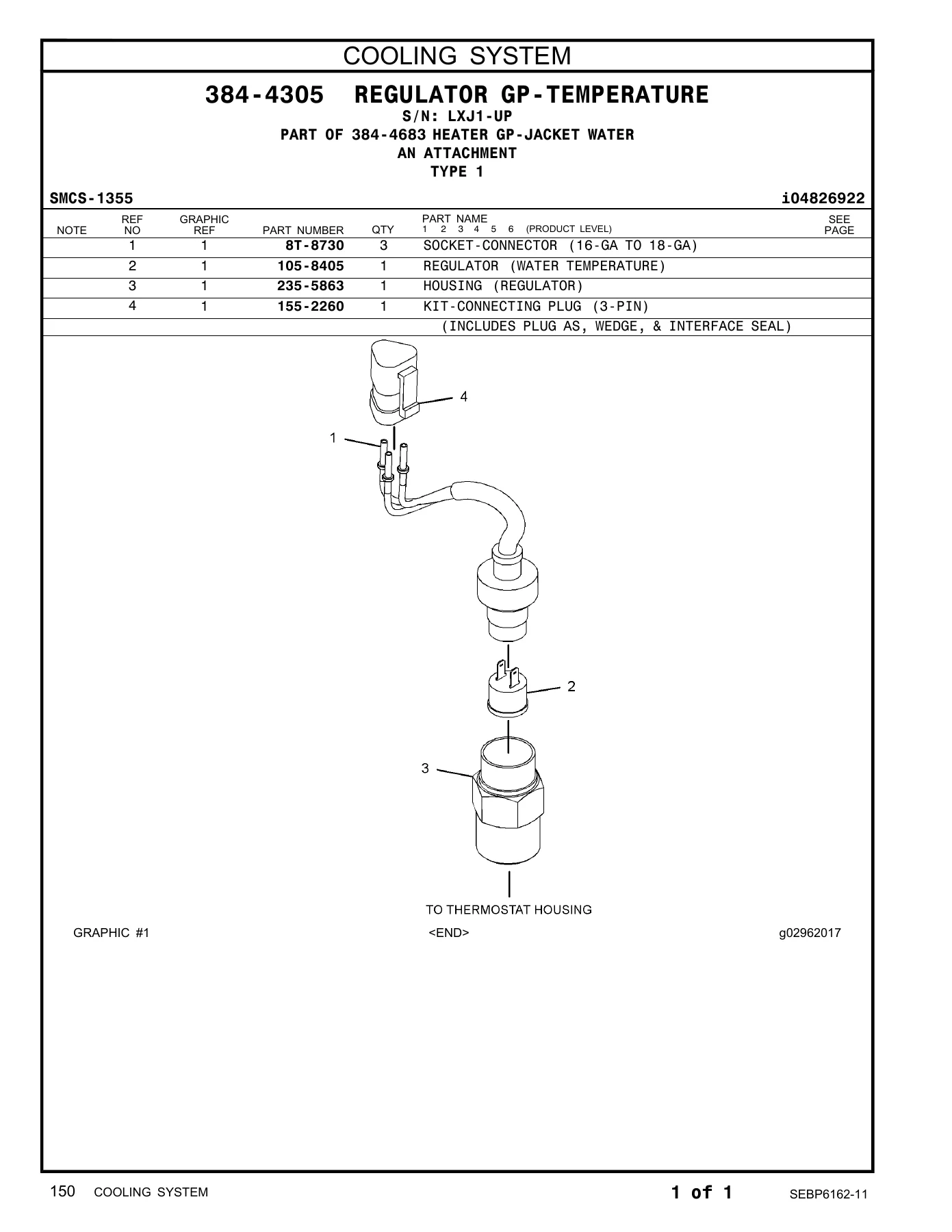 Caterpillar C15 Generator Set Parts Manual SEBP6162-11 2018 PDF Download - Image 3