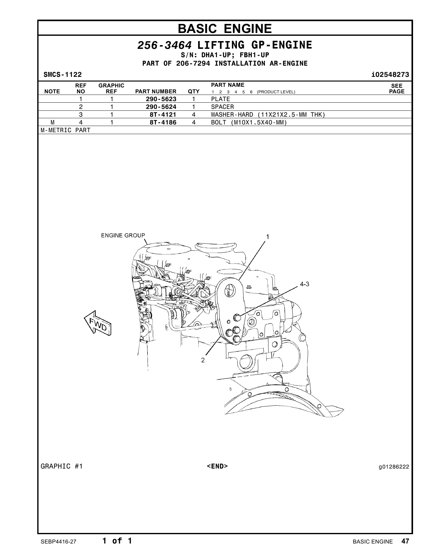 Caterpillar D6K LGP XL Track-Type Tractor Parts Manual SEBP4416-27 - Image 3