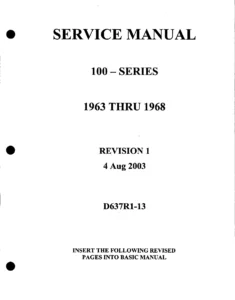 Cessna 100-Series 1963-1968 Service Repair Manual – PDF Download