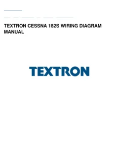 Cessna 182S 182T T182T Wiring Diagram Manual (1997 and On)