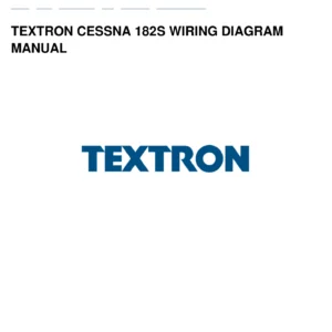 Cessna 182S 182T T182T Wiring Diagram Manual (1997 and On)