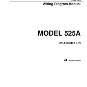 Cessna Model 525A CitationJet Wiring Diagram Manual 525A-0300 & On Rev 19