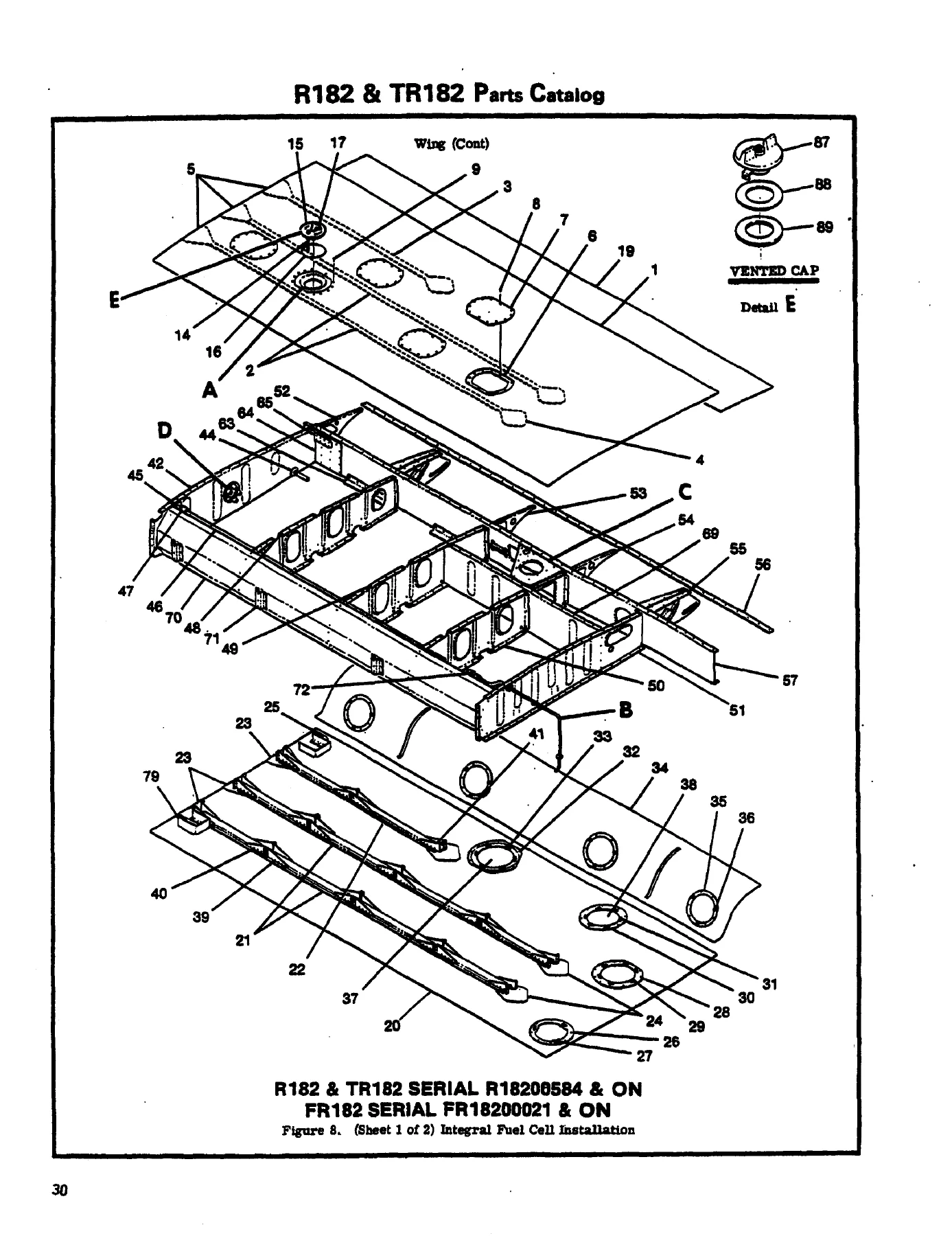 Cessna Skylane RG R182 TR182 1978 thru 1986 Illustrated Parts Catalog - Image 2