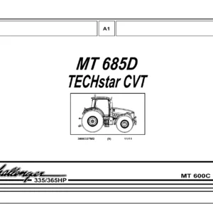 Challenger MT685D TECHstar CVT Parts Catalog PDF - 335/365HP Tractor Parts Manual