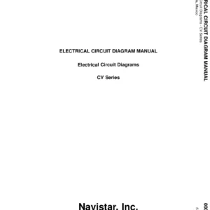 Chevrolet CV Series Electrical Circuit Diagram Manual - Complete Wiring Schematics PDF