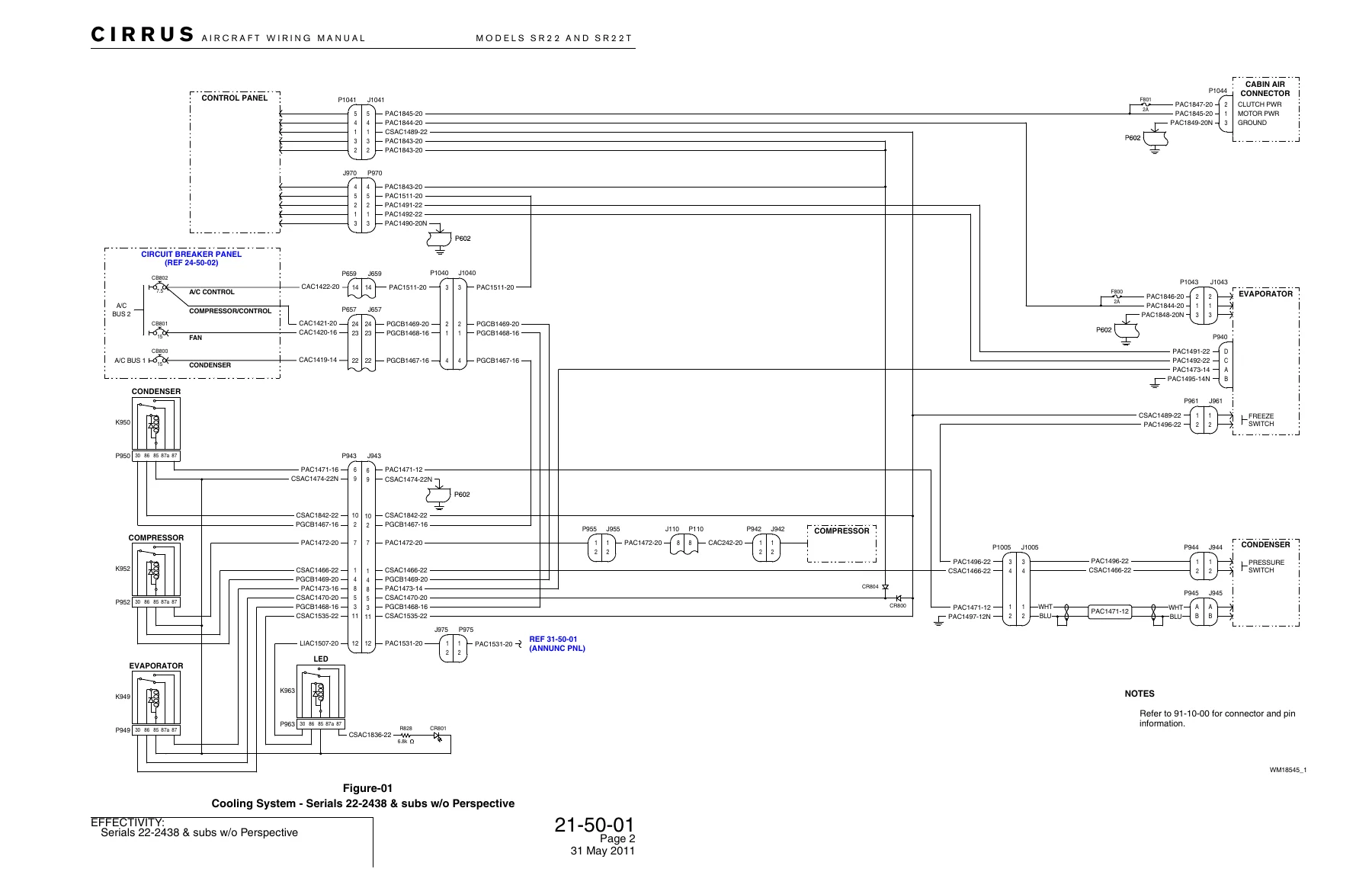 Cirrus SR22 and SR22T Aircraft Wiring Manual (Revision D6) - Image 2