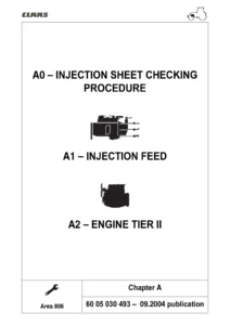 Claas Ares 806 Workshop Manual 2004 – Complete Tractor Repair & Service PDF