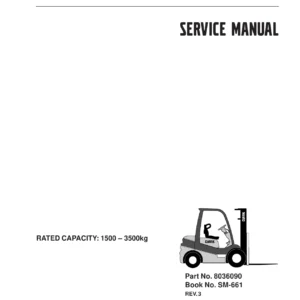 Clark C15-33(35) D/L/G & C15-32C L/G Forklift Service Manual - SM-661
