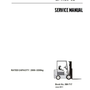 Clark ECX20-32 EPX20-32 Electric Forklift Service Manual - SM-717 2011