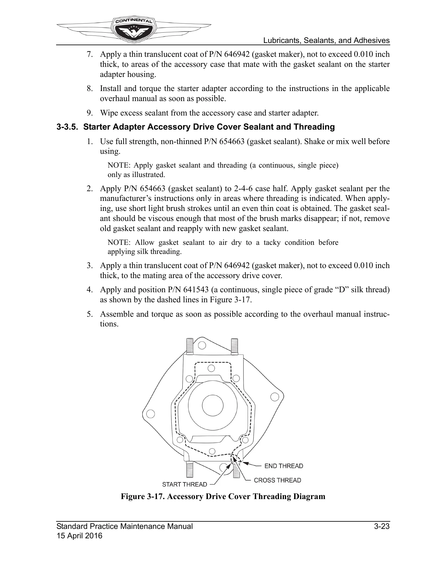 Continental Aircraft Engine Standard Practice Maintenance Manual M-0 Change 3 - PDF - Image 2