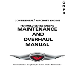 Continental IO-550 A B C G N P R Permold Series Engine Maintenance and Overhaul Manual M-16 2011