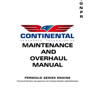 Continental IO-550 Permold Series Engine Maintenance and Overhaul Manual M-16
