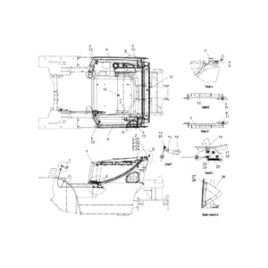 Crown G20G G25G G30G Lift Truck Parts Book Manual - XSB1257E PDF