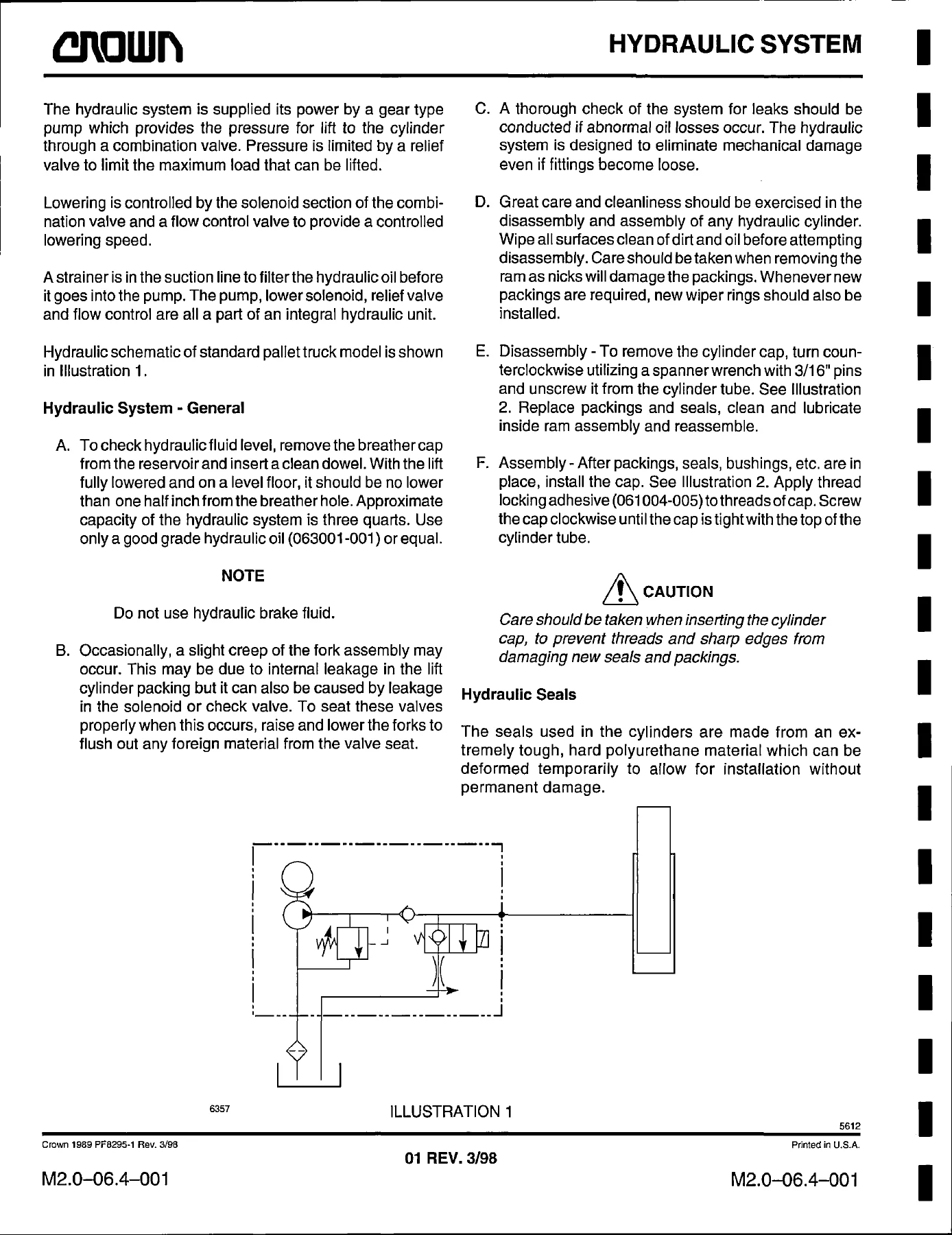 Crown PC3000 Series Model 3500 Service and Parts Manual - PF10700 PDF Download - Image 3