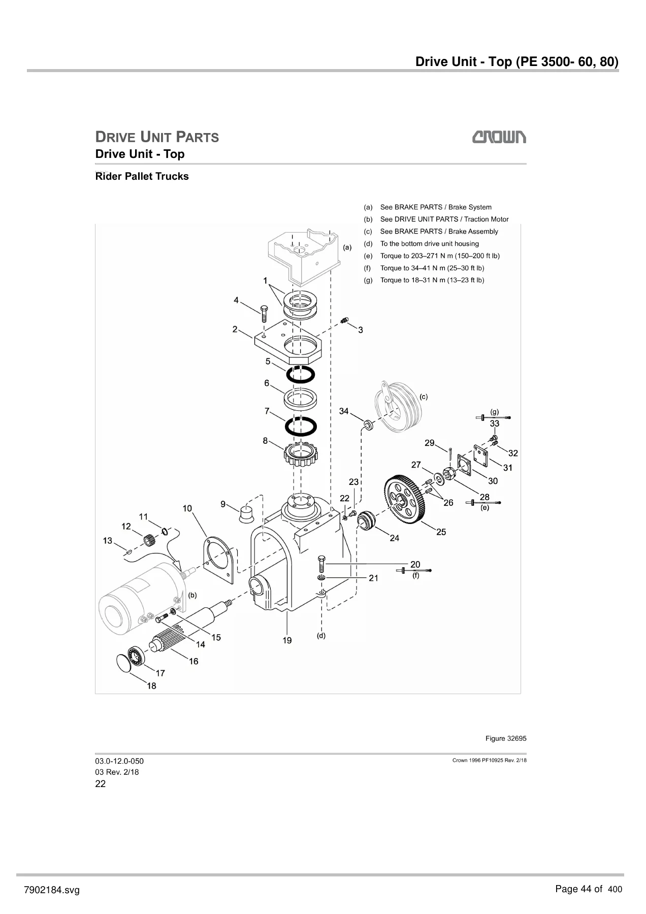 Crown PE 3000 / PE 3500 Parts Manual - Complete Illustrated Parts Catalog PDF - Image 3