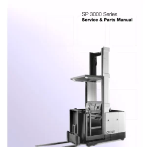 Crown SP 3000 Series Stockpicker Service & Parts Manual - PF10601-0GB