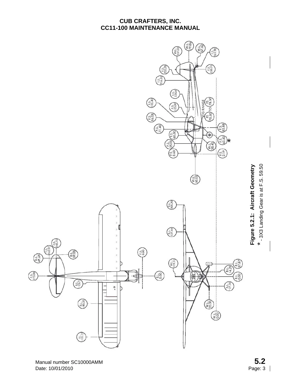 CubCrafters CC11-100 Sport Cub Aircraft Maintenance Manual SC10000AMM Rev H 2013 - Image 2