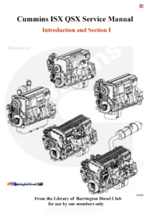 Cummins ISX QSX15 Signature Engine Service Manual – Full Workshop Guide 3666239