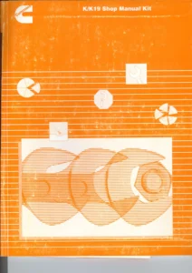 Cummins K19 KT KTA19 KTTA19 Diesel Engine Shop Manual Kit - July 1985 PDF